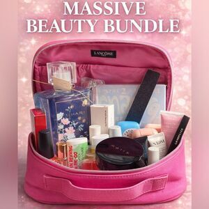Massive Beauty Bundle 20+ Items | Morphe Laura Mercier OPI Covergirl Tahari+ Bag